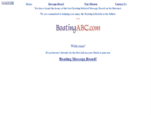 Tablet Screenshot of boatingabc.com